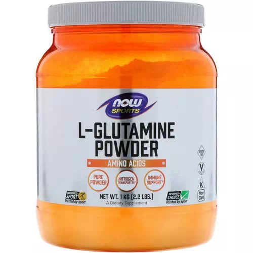 Now Foods, Sports, L-Glutamine Powder, 2.2 lbs (1 kg) Review