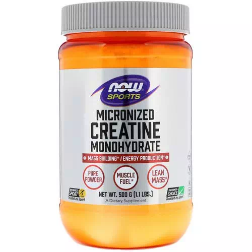 Now Foods, Sports, Micronized Creatine Monohydrate, 1.1 lbs (500 g) Review