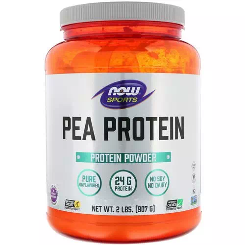 Now Foods, Sports, Pea Protein, Pure Unflavored, 2 lbs (907 g) Review