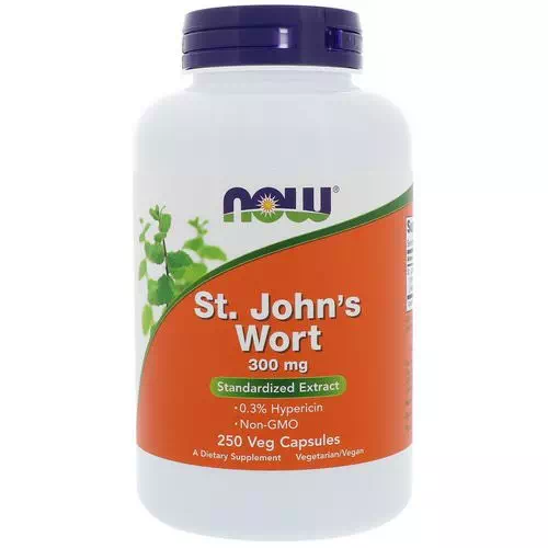 Now Foods, St. John's Wort, 300 mg, 250 Veg Capsules Review