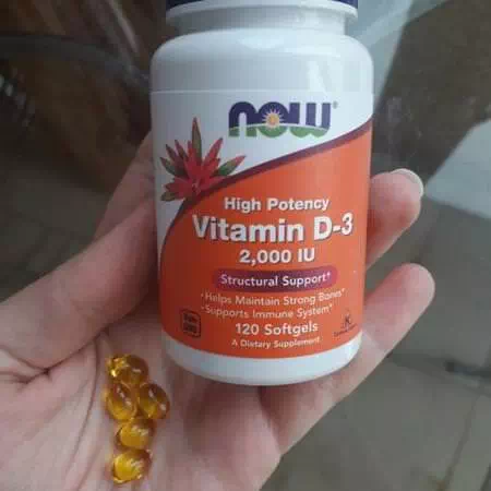 Now Foods, Vitamin D-3, High Potency, 2,000 IU, 30 Softgels Review