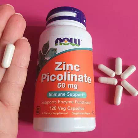 Now Foods, Zinc Picolinate, 50 mg, 120 Veg Capsules Review