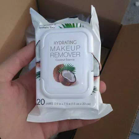 Nu-Pore, Hydrating Makeup Remover, Coconut Essence, 20 Wipes Review
