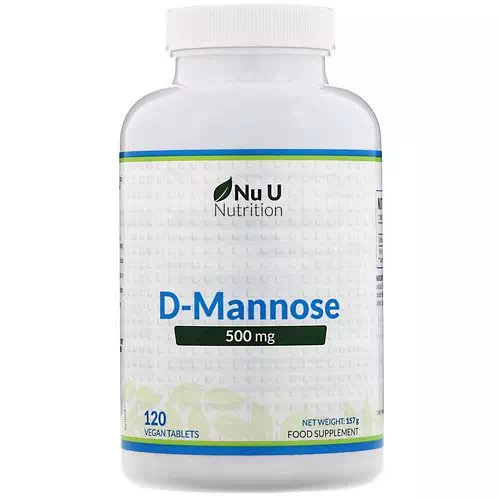 Nu U Nutrition, D-Mannose, 500 mg, 120 Vegan Tablets Review