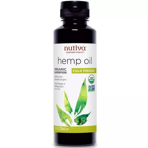 Nutiva, Organic, Hemp Oil, Cold Pressed, 8 fl oz (236 ml) Review