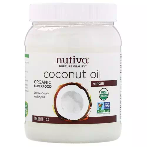 Nutiva, Organic Coconut Oil, Virgin, 54 fl oz (1.6 L) Review