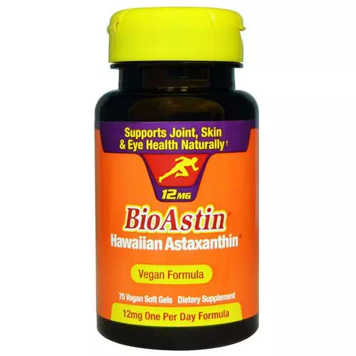 Nutrex Hawaii, BioAstin, 12 mg, 75 Vegan Soft Gels Review