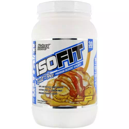 Nutrex Research, Isofit, Banana Foster, 2.2 lbs (990 g) Review