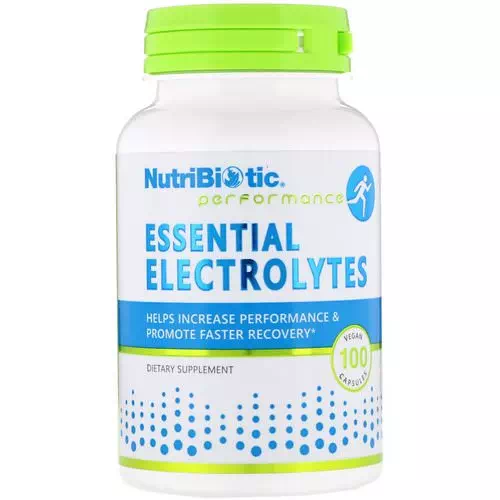 NutriBiotic, Essential Electrolytes, 100 Vegan Capsules Review