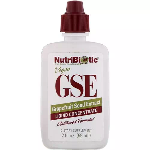 NutriBiotic, GSE, Grapefruit Seed Extract, Liquid Concentrate, 2 fl oz (59 ml) Review