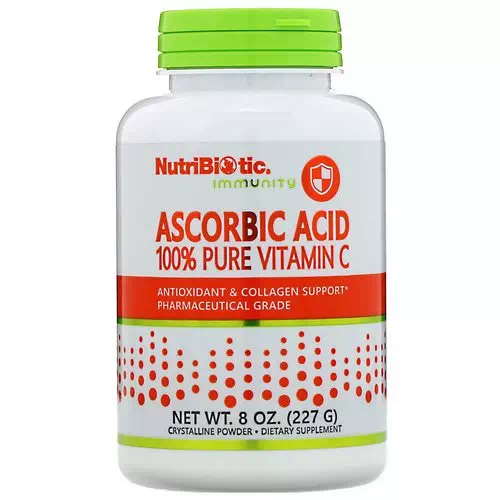 NutriBiotic, Immunity, Ascorbic Acid, 100% Pure Vitamin C, Crystalline Powder, 8 oz (227 g) Review