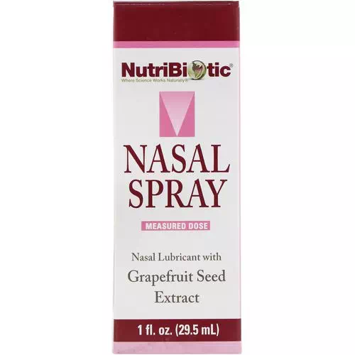 NutriBiotic, Nasal Spray, with Grapefruit Seed Extract, 1 fl oz (29.5 ml) Review