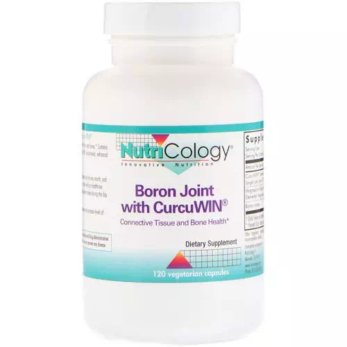 Nutricology, Boron Joint with CurcuWin, 120 Vegetarian Capsules Review