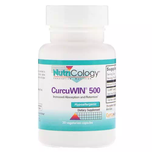 Nutricology, CurcuWin 500, 30 Vegetarian Capsules Review