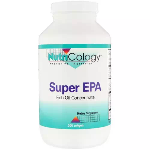 Nutricology, Super EPA, Fish Oil Concentrate, 200 Softgels Review