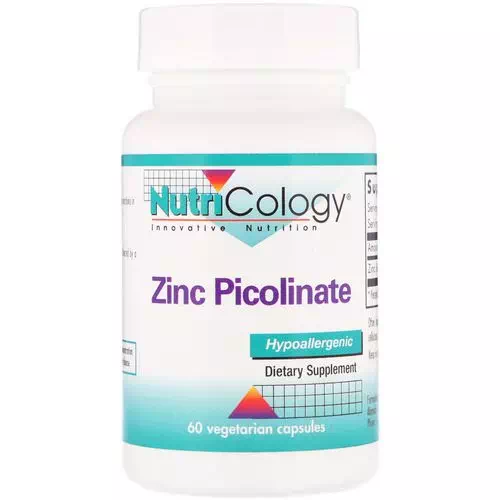 Nutricology, Zinc Picolinate, 60 Vegetarian Capsules Review
