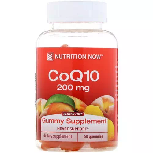 Nutrition Now, CoQ10, Natural Peach Flavor, 200 mg, 60 Gummies Review