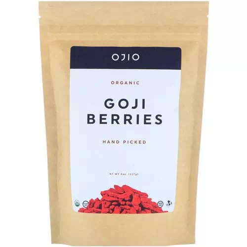 Ojio, Organic Goji Berries, Hand Picked, 8 oz (227 g) Review