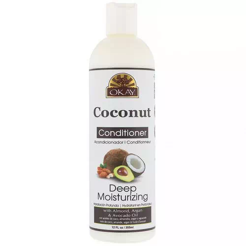 Okay, Deep Moisturizing Conditioner, Coconut, 12 fl oz (355 ml) Review