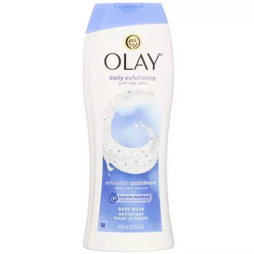 Olay, Daily Exfoliating Body Wash, with Sea Salts, 22 fl oz (650 ml) Review