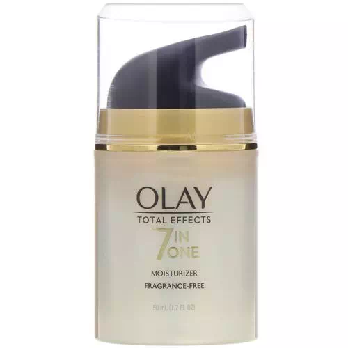 Olay, Total Effects, 7-in-One Moisturizer, Fragrance-Free, 1.7 fl oz (50 ml) Review