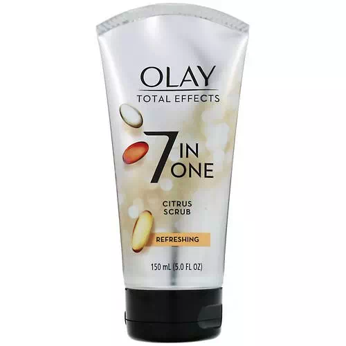 Olay, Total Effects, 7-in-One Refreshing Citrus Scrub, 5 fl oz (150 ml) Review