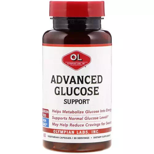 Olympian Labs, Advanced Glucose Support, 60 Vegetarian Capsules Review