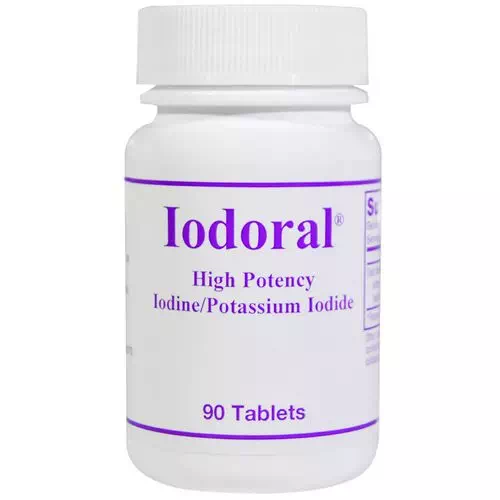 Optimox, Iodoral, Iodine/Potassium Iodide, 90 Tablets Review