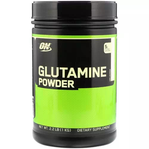 Optimum Nutrition, Glutamine Powder, Unflavored, 2.2 lbs (1 kg) Review