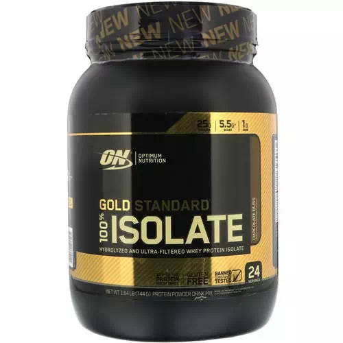 Optimum Nutrition, Gold Standard, 100% Isolate, Chocolate Bliss, 1.64 lb (744 g) Review