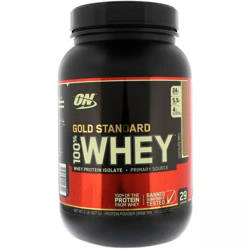 Optimum Nutrition, Gold Standard, 100% Whey, Chocolate Malt, 2 lb (907 g) Review