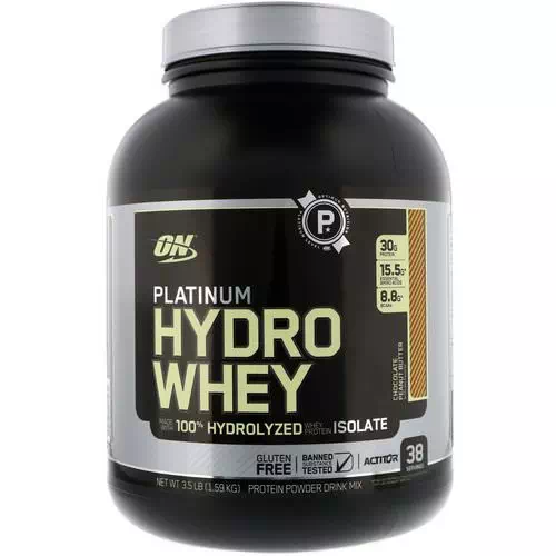 Optimum Nutrition, Platinum Hydro Whey, Chocolate Peanut Butter, 3.5 lbs (1.59 kg) Review