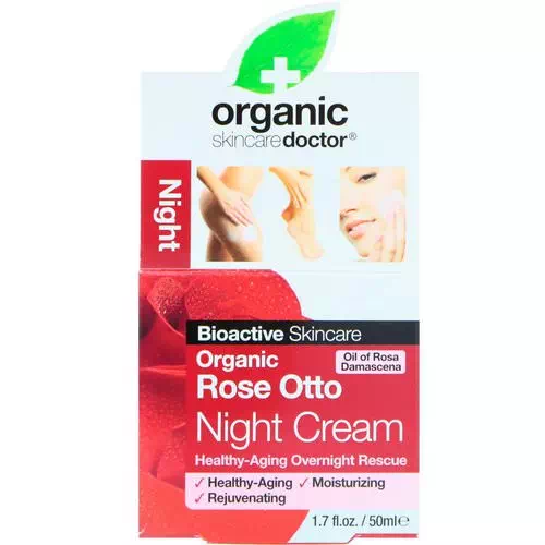 Organic Doctor, Organic Rose Otto Night Cream, 1.7 fl oz (50 ml) Review