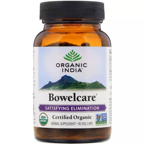 Organic India, Bowelcare, Satisfying Elimination, 90 Veg Caps Review