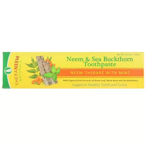 Organix South, Neem & Sea Buckthorn Toothpaste, Neem Therape With Mint, 4.23 oz (120 g) Review