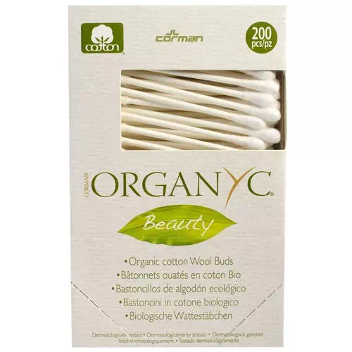 Organyc, Beauty, Organic Cotton Wool Buds, 200 Pieces Review