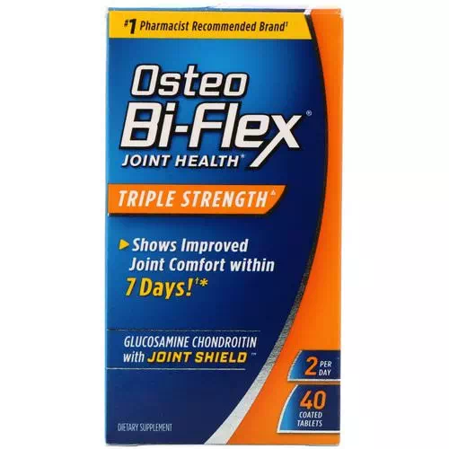Osteo Bi-Flex, Joint Health, Triple Strength, 40 Coated Tablets Review