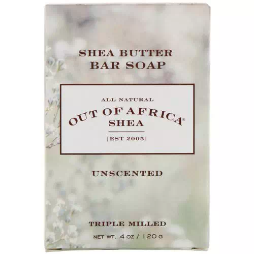 Out of Africa, Shea Butter Bar Soap, Unscented, 4 oz (120 g) Review