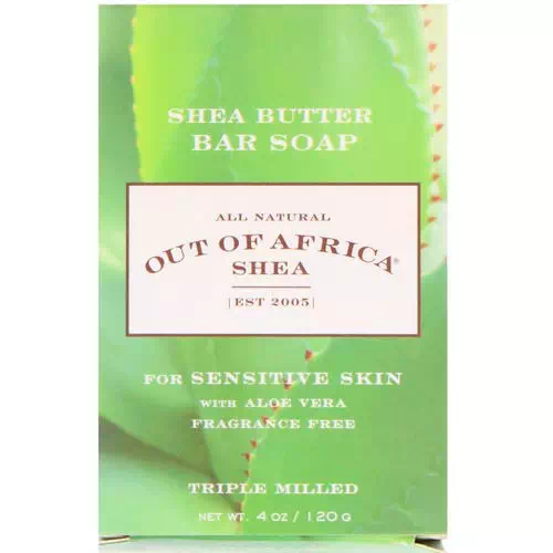 Out of Africa, Shea Butter Bar Soap, With Aloe Vera, Fragrance Free, 4 oz (120 g) Review