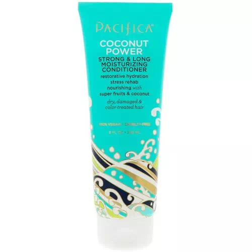 Pacifica, Coconut Power, Strong & Long Moisturizing Conditioner, 8 fl oz (236 ml) Review