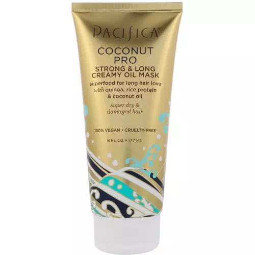 Pacifica, Coconut Pro, Strong & Long Creamy Oil Mask, 6 fl oz (177 ml) Review