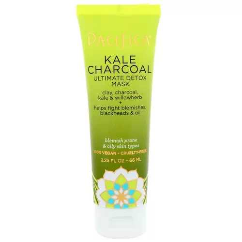 Pacifica, Kale Charcoal, Ultimate Detox Mask, 2.25 fl oz (66 ml) Review