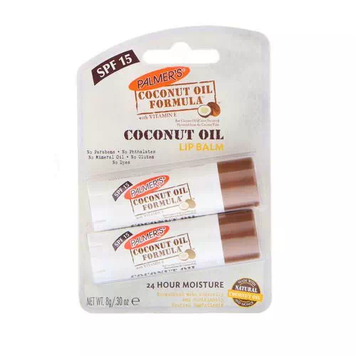 Palmer's, Coconut Oil Lip Balm, SPF 15, 2 Pack, 0.30 oz (0.8 g) Review