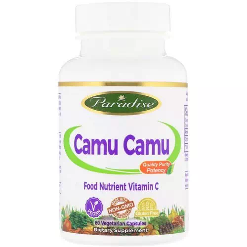 Paradise Herbs, Camu Camu, 60 Vegetarian Capsules Review