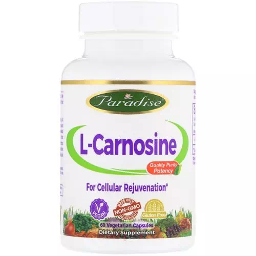 Paradise Herbs, L-Carnosine, 60 Vegetarian Capsules Review