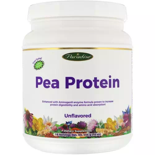 Paradise Herbs, Pea Protein, Unflavored, 16 oz (454 g) Review