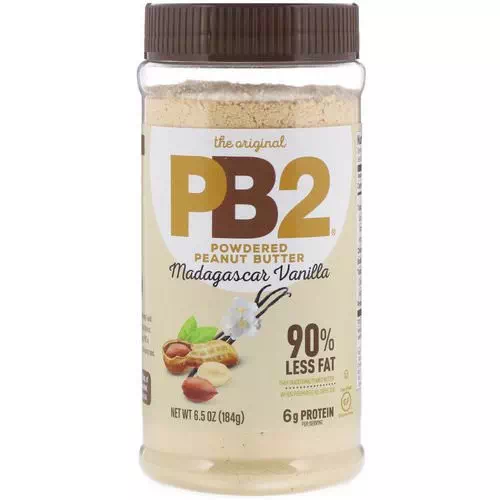 PB2 Foods, The Original PB2, Powdered Peanut Butter, Madagascar Vanilla, 6.5 oz (184 g) Review