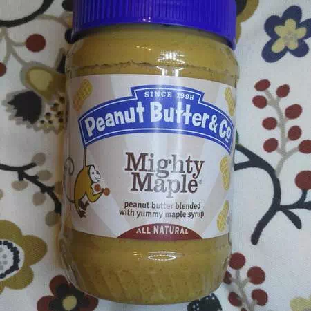 Peanut Butter & Co, Mighty Maple, Peanut Butter Blended with Yummy Maple Syrup, 16 oz (454 g) Review