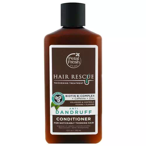 Petal Fresh, Pure, Hair Rescue Thickening Treatment Conditioner, Anti Dandruff, 12 fl oz (355 ml) Review