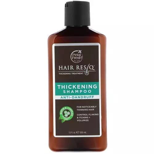 Petal Fresh, Pure, Hair Rescue Thickening Treatment Shampoo, Anti Dandruff, 12 fl oz (355 ml) Review